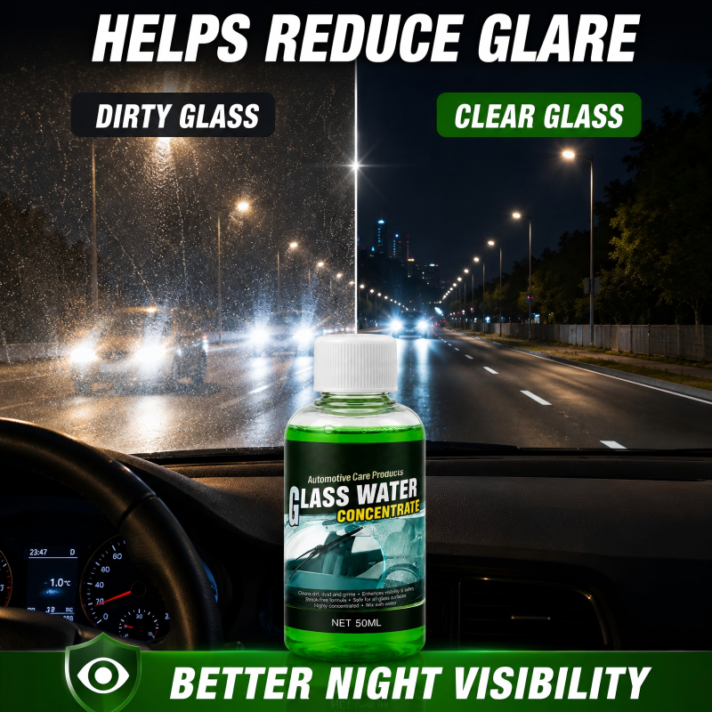 Concentré Lave-Glace Automobile – Il suffit de diluer et de verser ! Visibilité sans traces, élimine les insectes et la saleté routière !