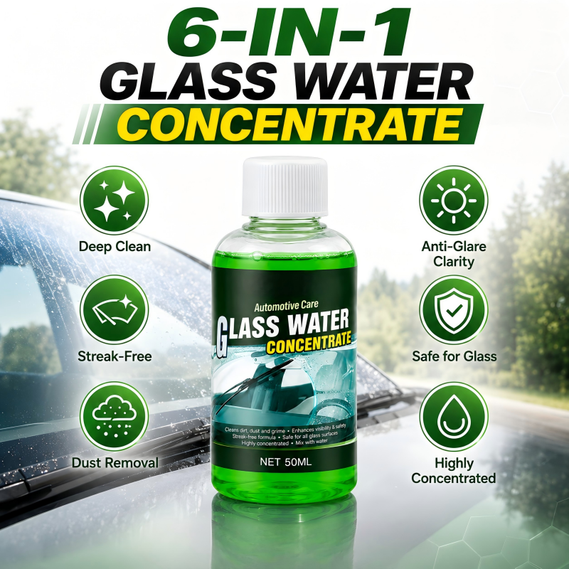 Concentré Lave-Glace Automobile – Il suffit de diluer et de verser ! Visibilité sans traces, élimine les insectes et la saleté routière !