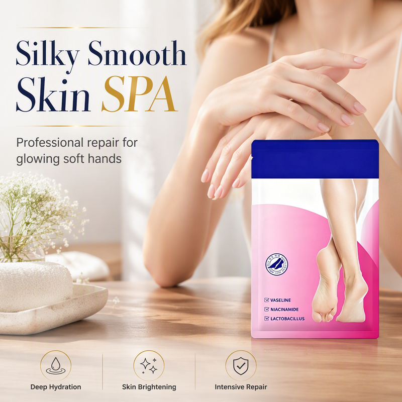 Masque Hydratant pour les Pieds Secs et Craquelés – Hydratation Intense et Exfoliation pour une Peau Douce comme celle d'un Bébé !