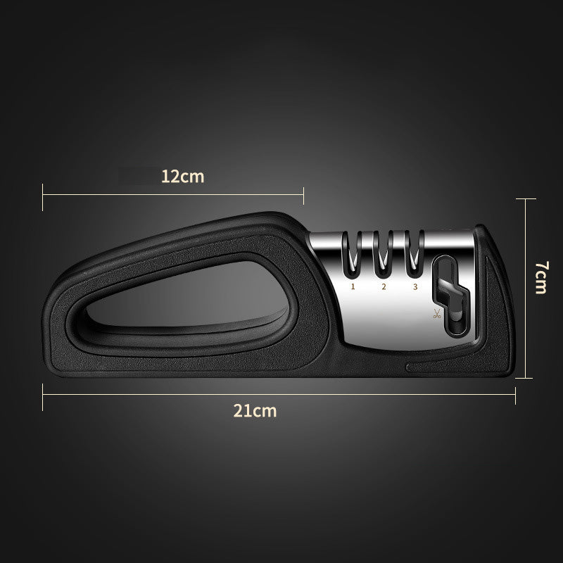 Aiguiseur de couteaux de cuisine multi-étapes 4-en-1