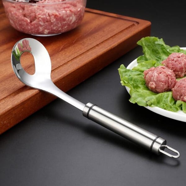 Cuillère à boulettes ! Antiadhésive, pour prélever et égoutter – le cadeau parfait. Une cuisine sans dégâts – procurez-vous la vôtre !