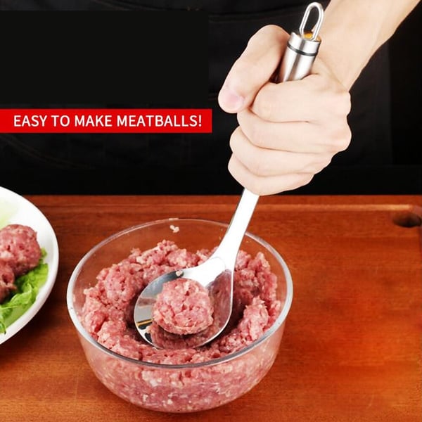 Cuillère à boulettes ! Antiadhésive, pour prélever et égoutter – le cadeau parfait. Une cuisine sans dégâts – procurez-vous la vôtre !