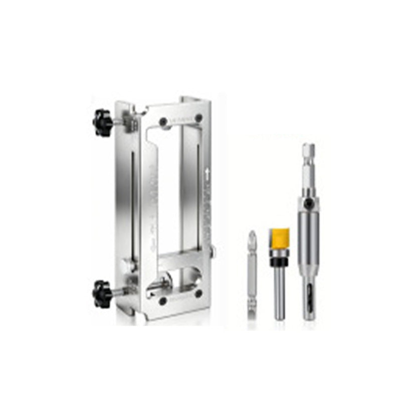 Kit de gabarit de mortaisage pour charnières de porte réglable – Fraisage de précision, installation rapide et idéal pour les menuisiers, ébénistes et rénovations résidentielles DIY