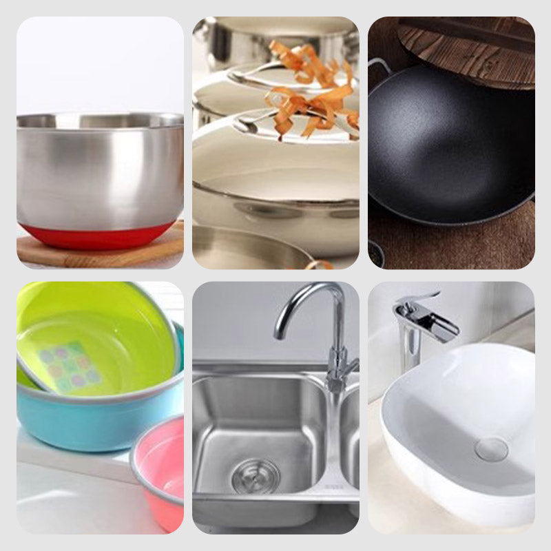 Kit d'autocollants acryliques multi-usages pour réparation de casseroles et poêles