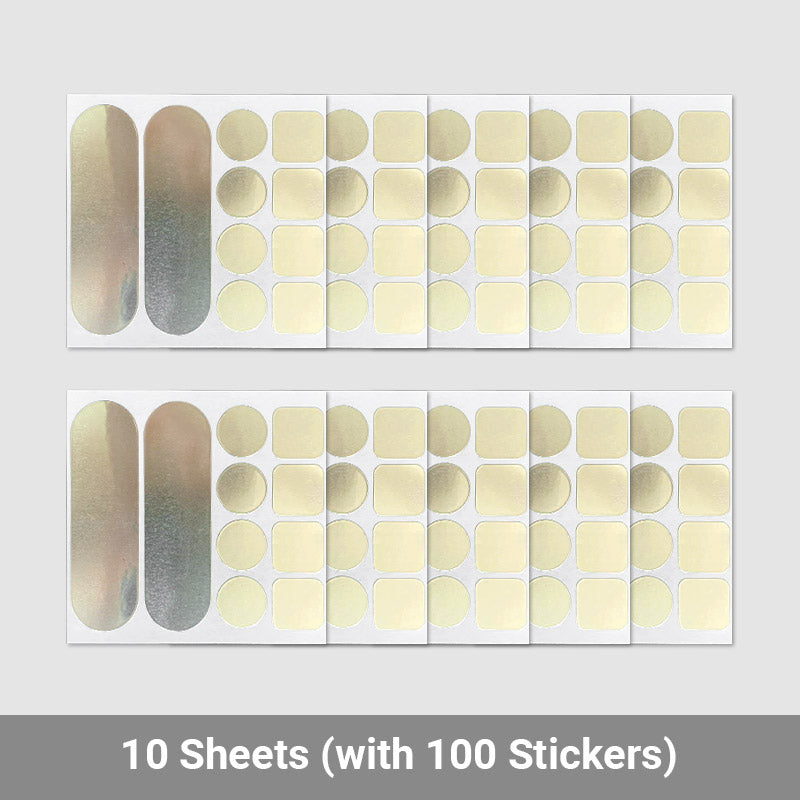 Kit d'autocollants acryliques multi-usages pour réparation de casseroles et poêles