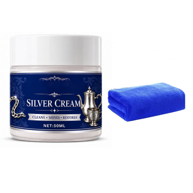 Crème restauratrice 2026 Silver Shine – Élimine le ternissement tenace et l'oxydation, restaure un éclat miroir. Forme un bouclier protecteur – préserve l'argent