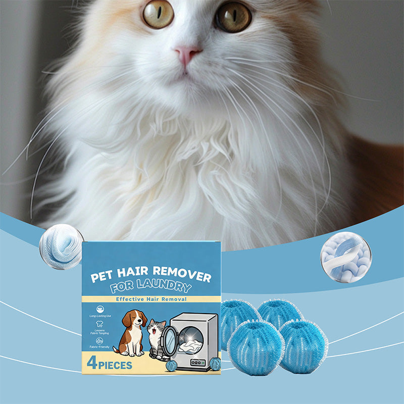 Balles de lavage réutilisables pour retirer les poils d'animaux