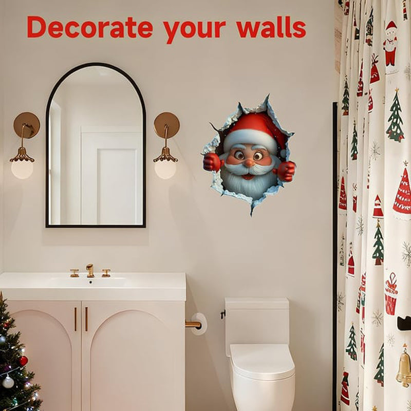 Autocollant mural créatif de Noël