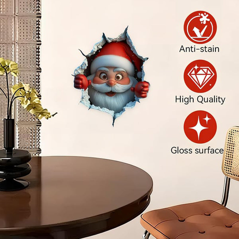 Autocollant mural créatif de Noël