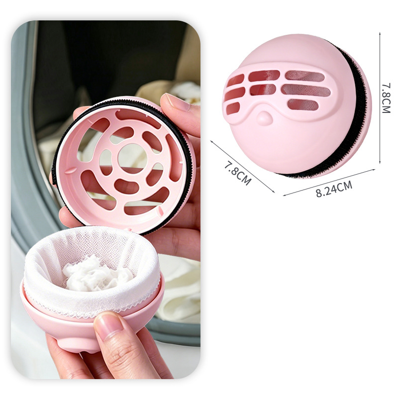 Boule de lavage et anti-peluche 2-en-1 pour machine à laver