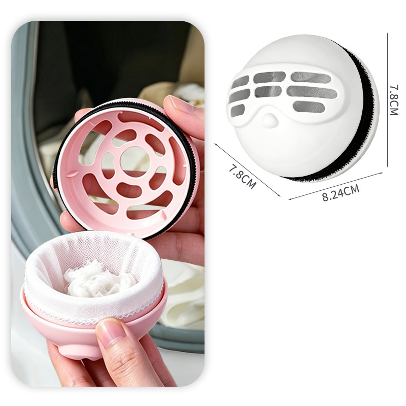 Boule de lavage et anti-peluche 2-en-1 pour machine à laver