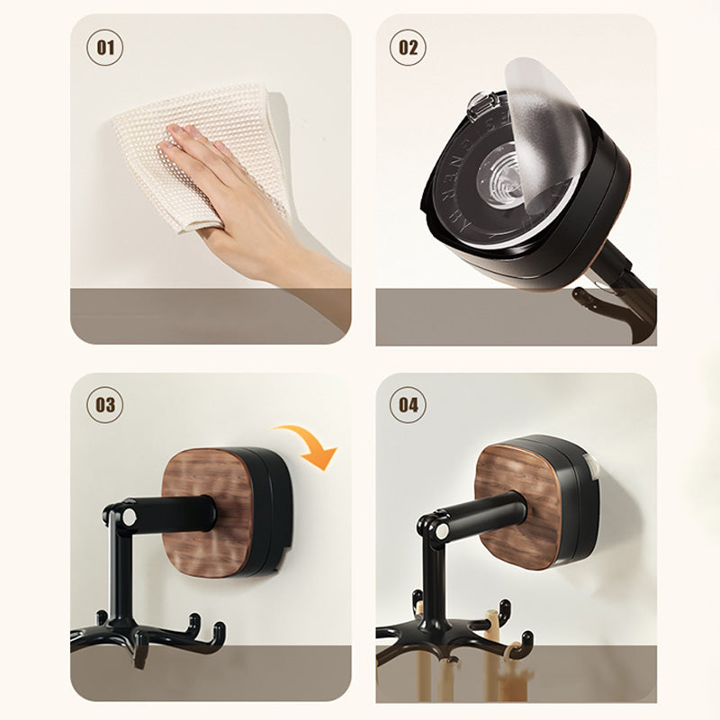 Crochets utilitaires rotatifs à 360° pour ustensiles de cuisine