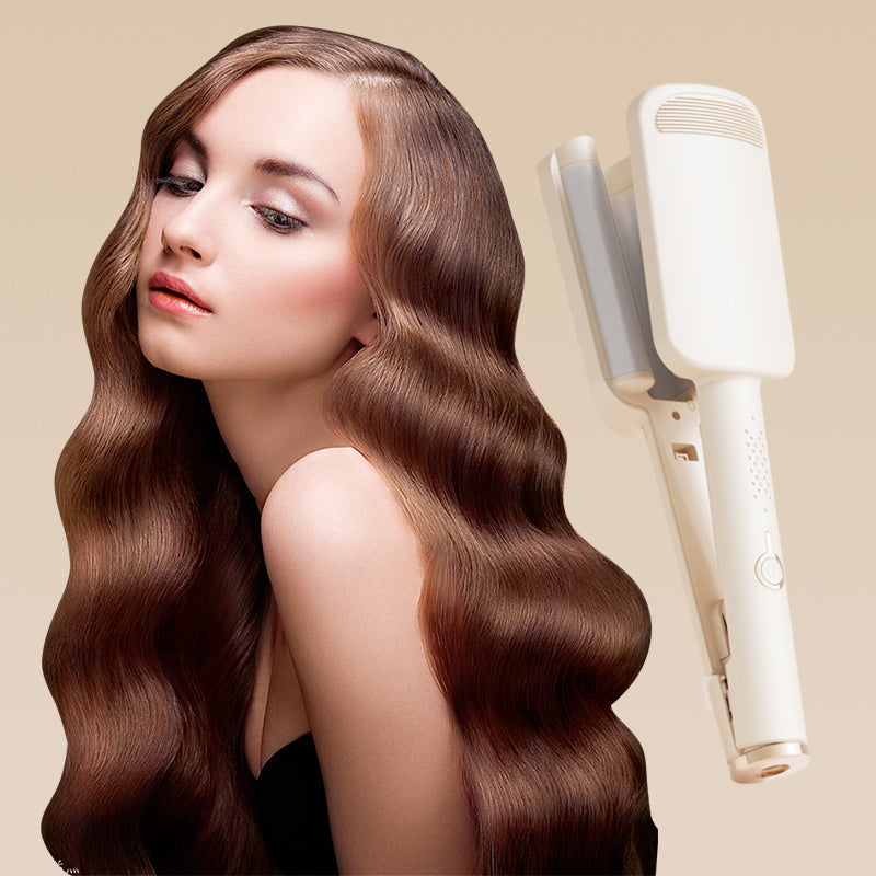 Fer à boucler 32 mm – Grandes boucles rebondies, 4 réglages de température et technologie ionique – Coiffage de qualité salon à la maison