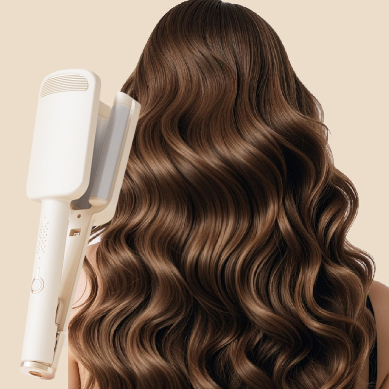 Fer à boucler 32 mm – Grandes boucles rebondies, 4 réglages de température et technologie ionique – Coiffage de qualité salon à la maison