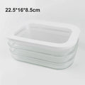 Boîte de Rangement Réfrigérateur Transparente avec Couvercle – Visibilité Optimale, Conception Empilable et 3 Tailles Disponibles – Organisez Votre Frigo Sans Effort