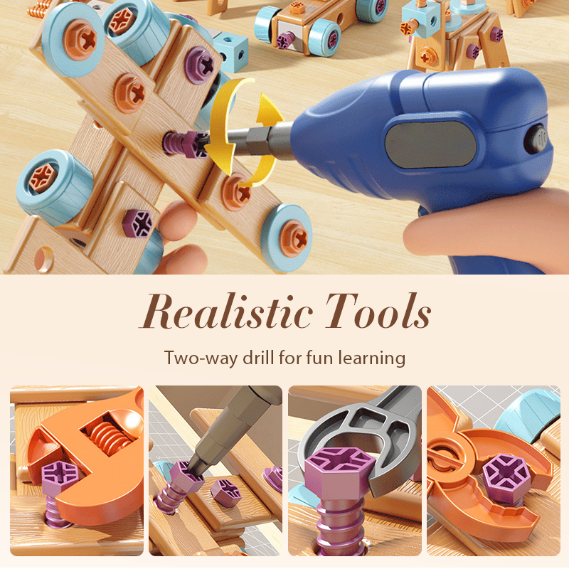 Trousse à outils DIY éducative spéciale pour enfants à durée limitée – Construire plus. Apprendre plus. Jouer de manière créative.