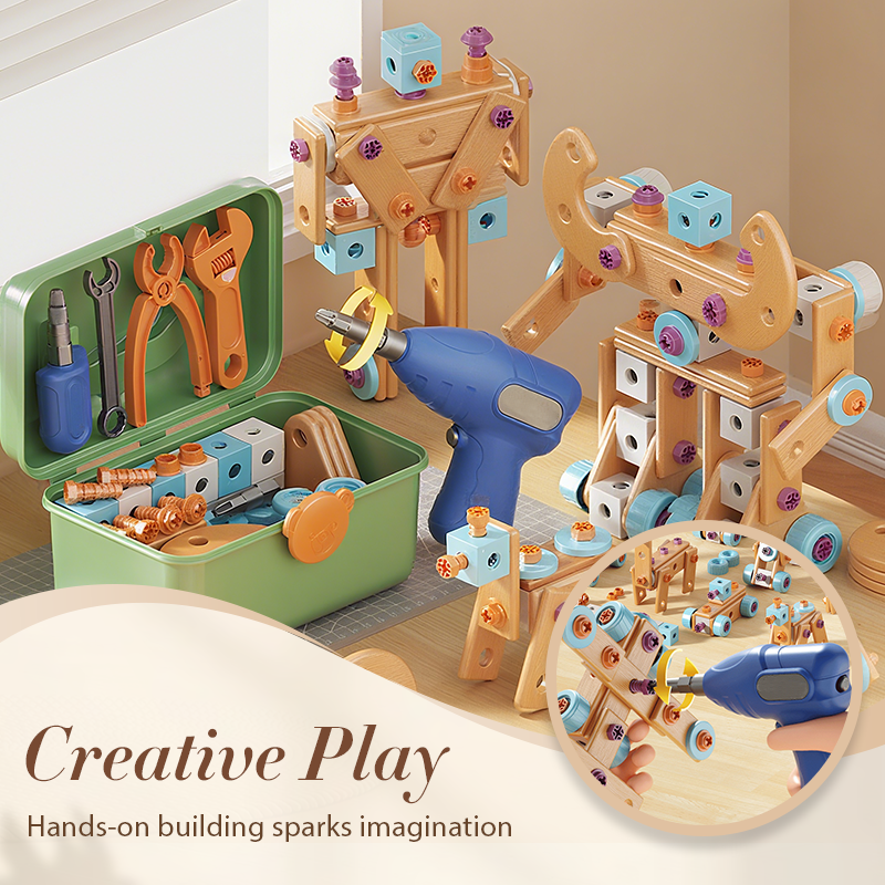 Trousse à outils DIY éducative spéciale pour enfants à durée limitée – Construire plus. Apprendre plus. Jouer de manière créative.