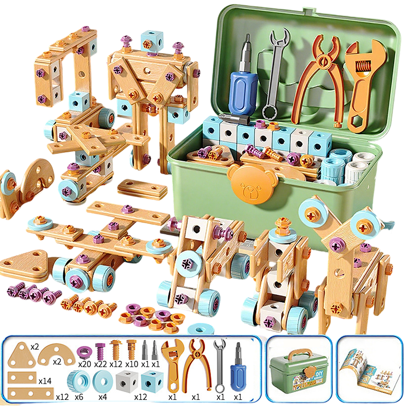 Trousse à outils DIY éducative spéciale pour enfants à durée limitée – Construire plus. Apprendre plus. Jouer de manière créative.