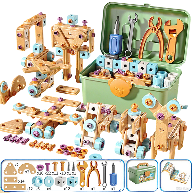 Trousse à outils DIY éducative spéciale pour enfants à durée limitée – Construire plus. Apprendre plus. Jouer de manière créative.