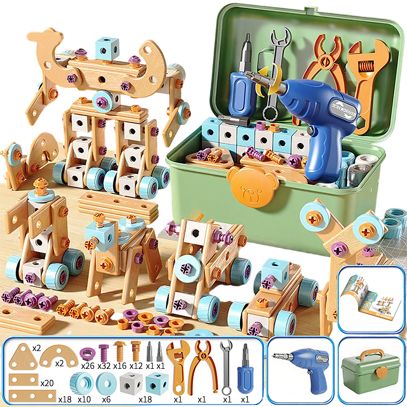 Trousse à outils DIY éducative spéciale pour enfants à durée limitée – Construire plus. Apprendre plus. Jouer de manière créative.