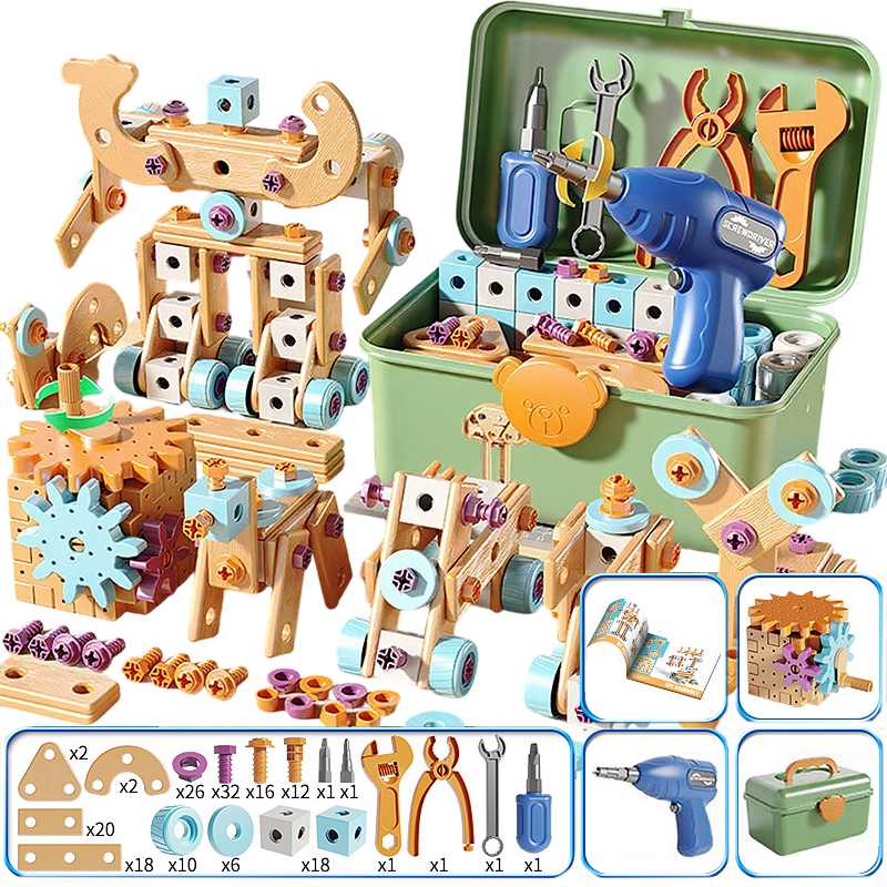 Trousse à outils DIY éducative spéciale pour enfants à durée limitée – Construire plus. Apprendre plus. Jouer de manière créative.