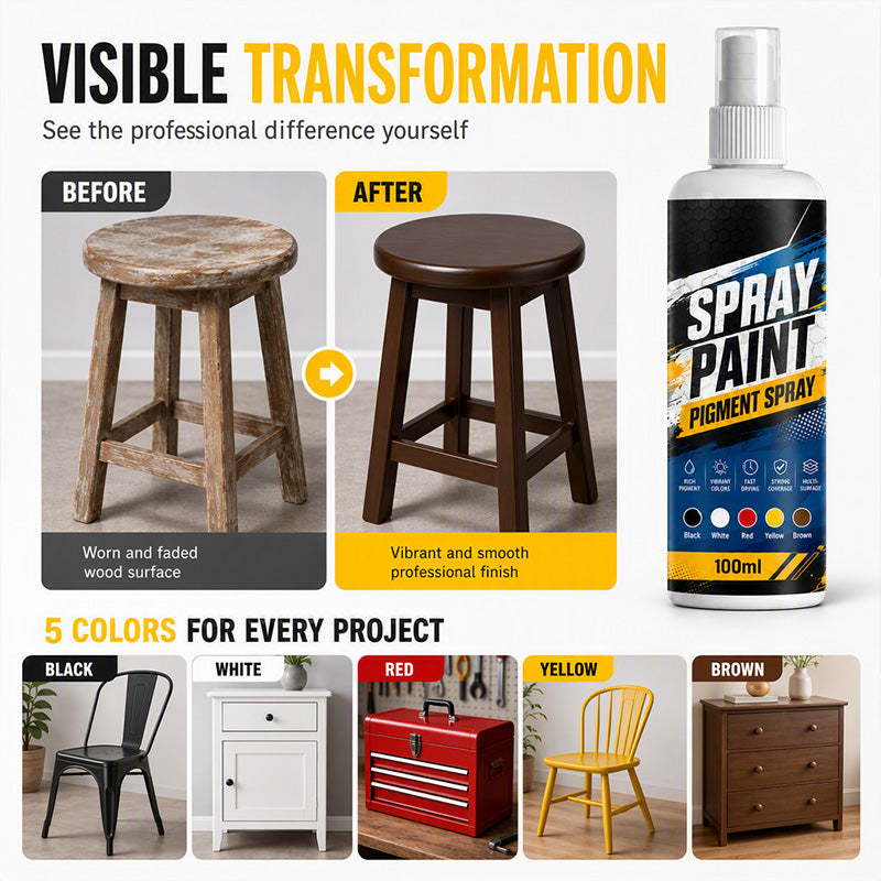 Peinture aérosol multi-usages pour meubles