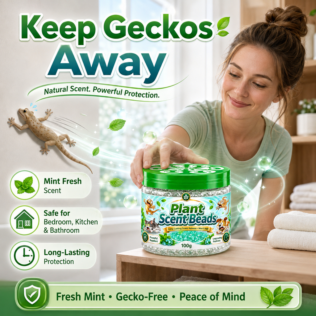 Gel perles répulsives naturelles pour geckos