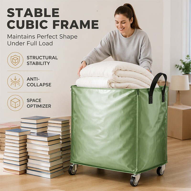 Grand sac de déménagement étanche avec roulettes