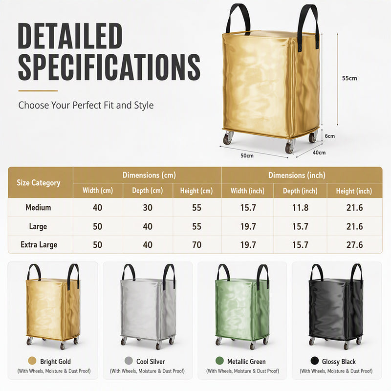 Grand sac de déménagement étanche avec roulettes