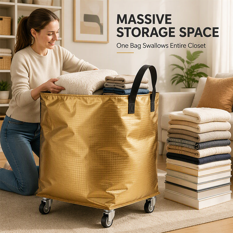 Grand sac de déménagement étanche avec roulettes