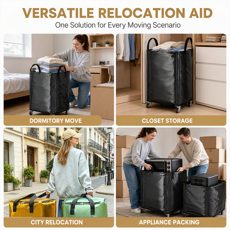 Grand sac de déménagement étanche avec roulettes