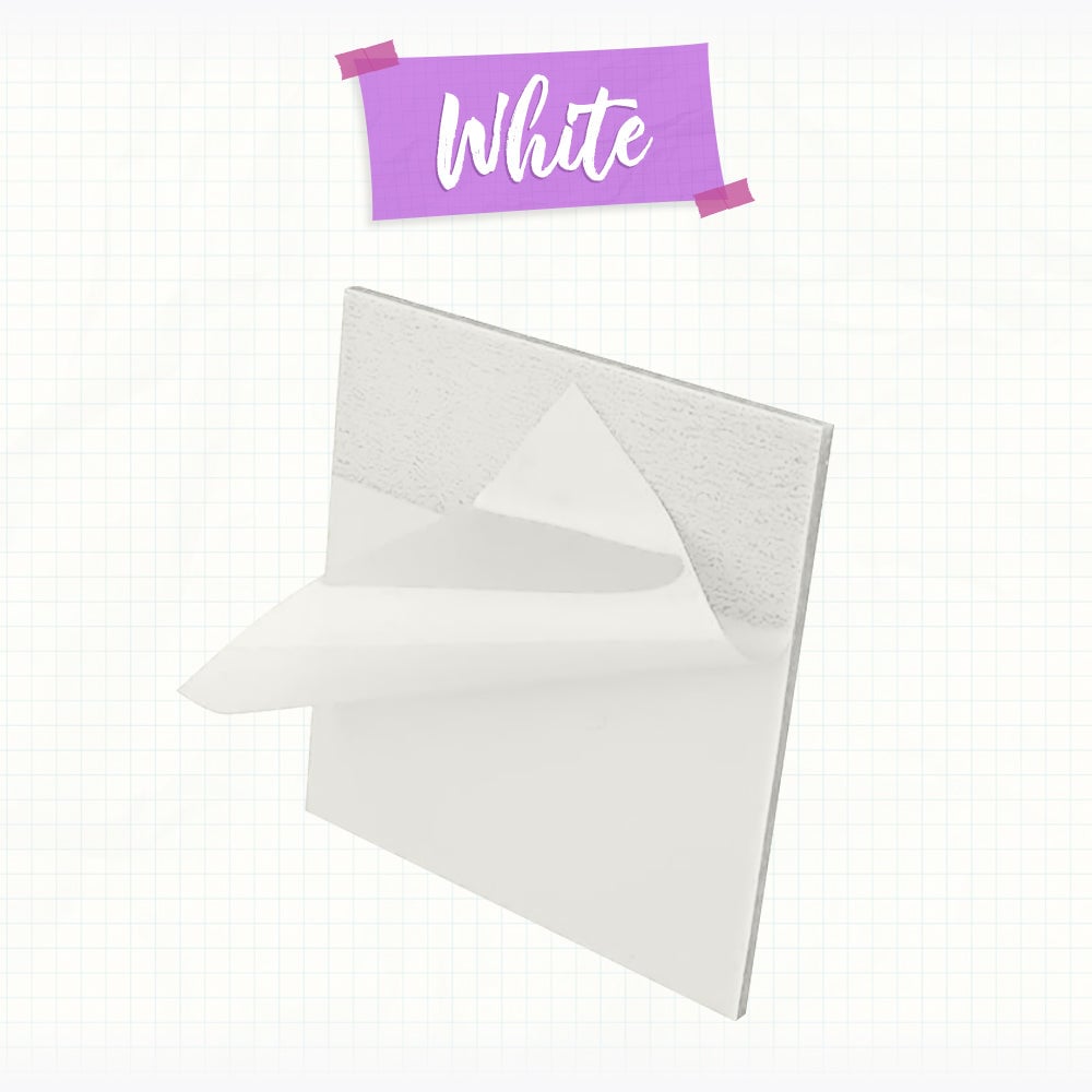 5 Blocs de notes adhésives transparentes (250 feuilles)