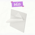 5 Blocs de notes adhésives transparentes (250 feuilles)
