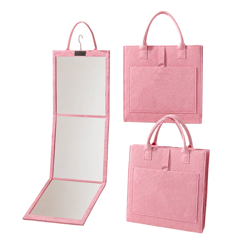 2026 50 000+ VENDUS ! Miroir pleine longueur pliant et portable - Léger et pliable, reflet cristallin, gain de place, parfait pour chambre et appartement