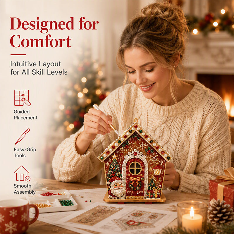 Kit de peinture de Noël DIY 3D à perles