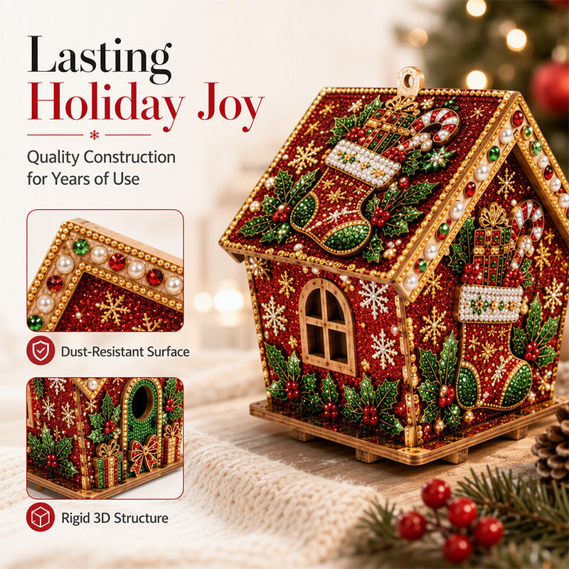 Kit de peinture de Noël DIY 3D à perles