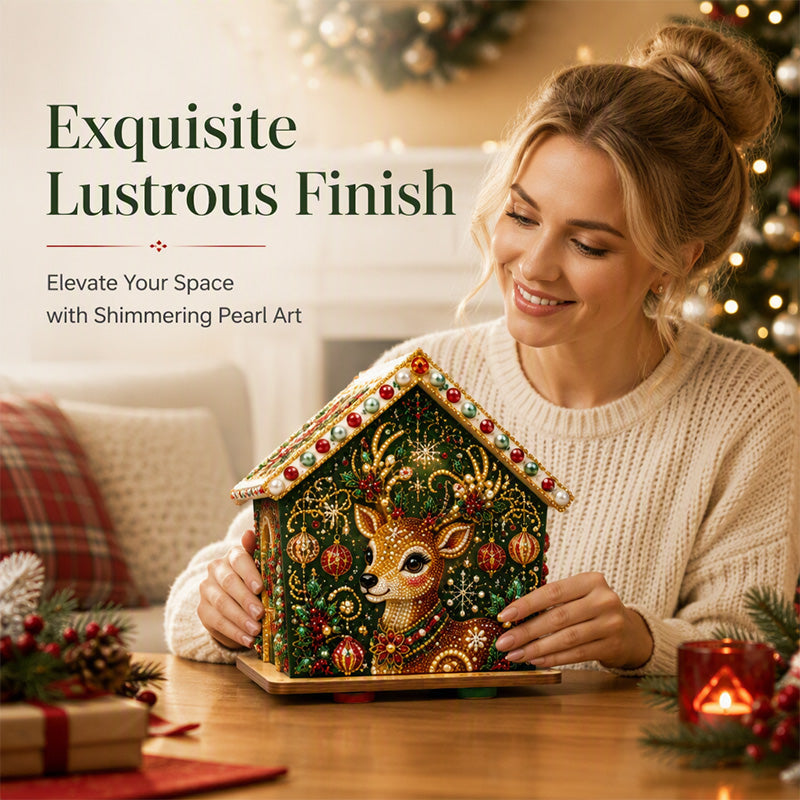 Kit de peinture de Noël DIY 3D à perles