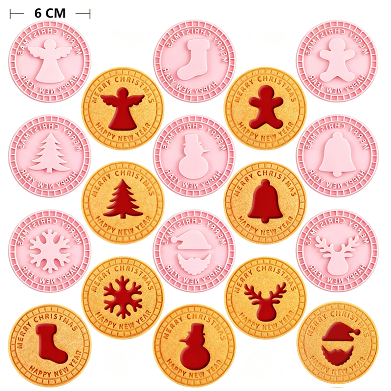 Assortiment d'emporte-pièces de Noël festifs