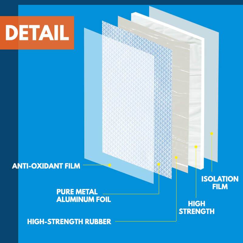 Ruban super étanche pour réparation de dommages avec protection imperméable