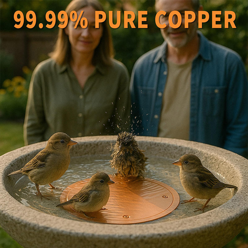Anti-algues naturel pour bains d'oiseaux et fontaines