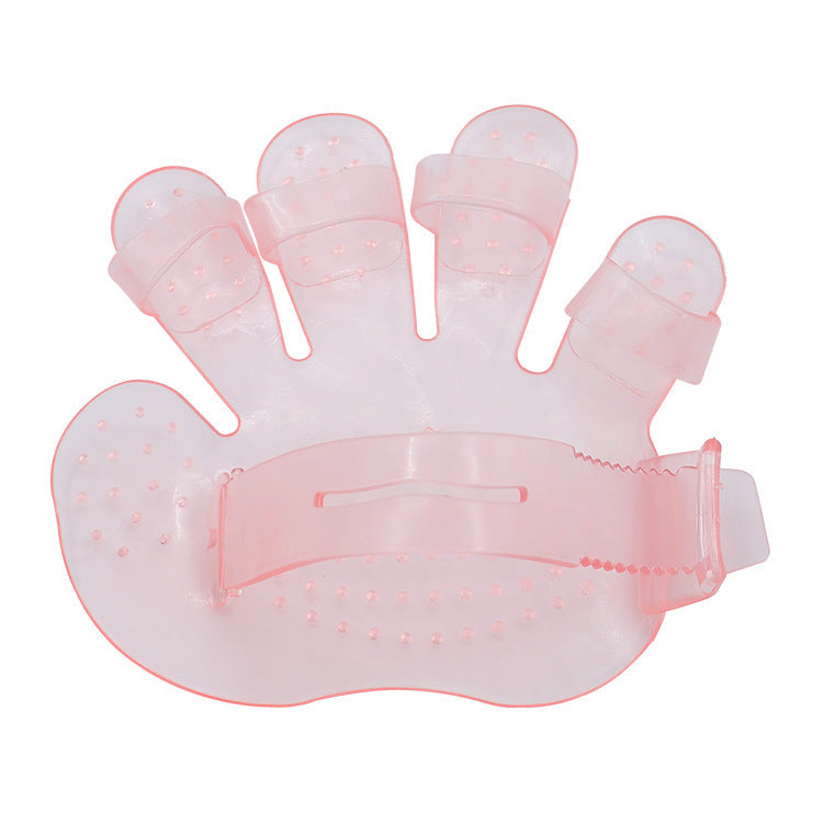 Gant de massage en silicone pour animaux de compagnie | Mousse facilement et enlève les poils morts