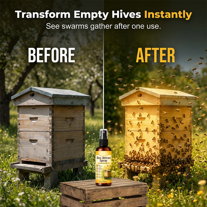 Spray attractif naturel pour abeilles en extérieur