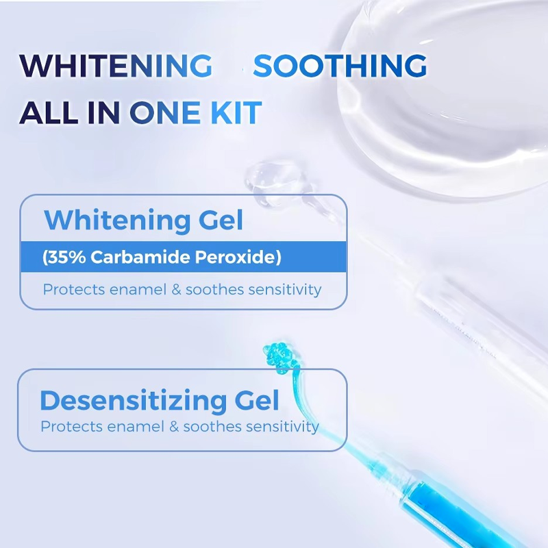 Kit de blanchiment dentaire professionnel à LED