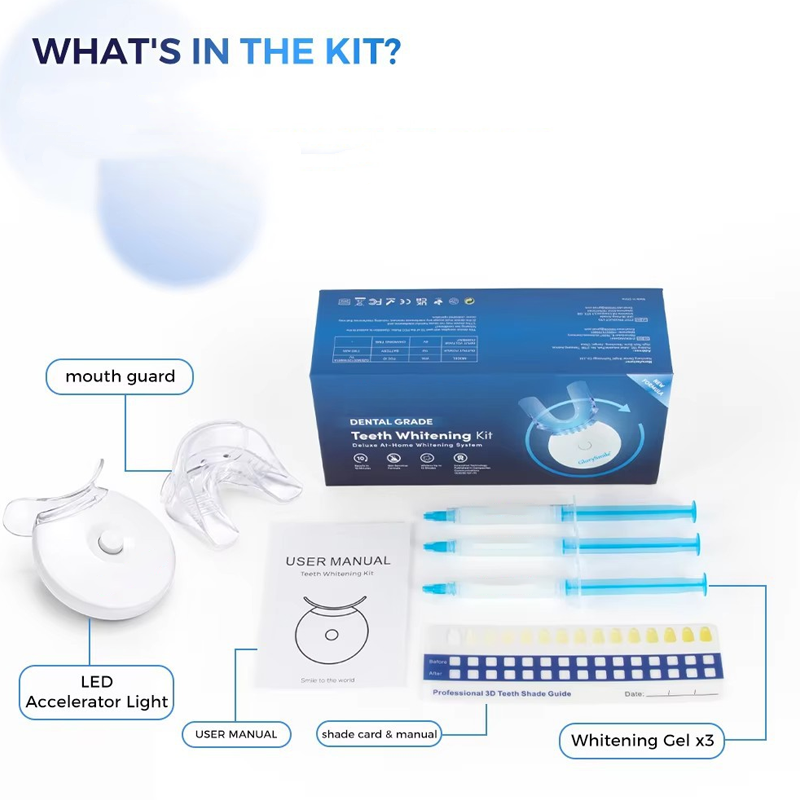 Kit de blanchiment dentaire professionnel à LED