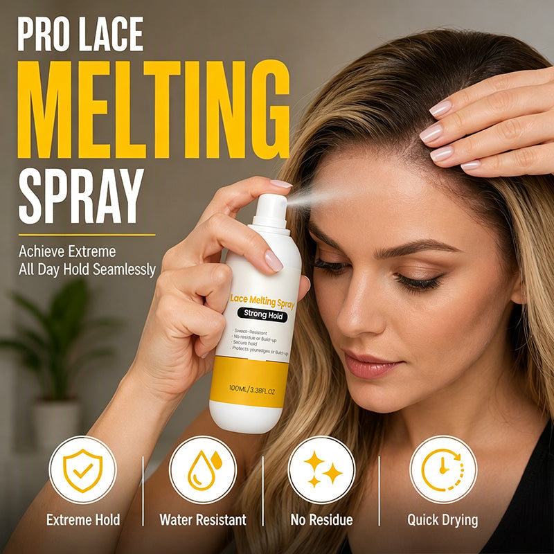 Spray fixateur pour dentelle à tenue forte
