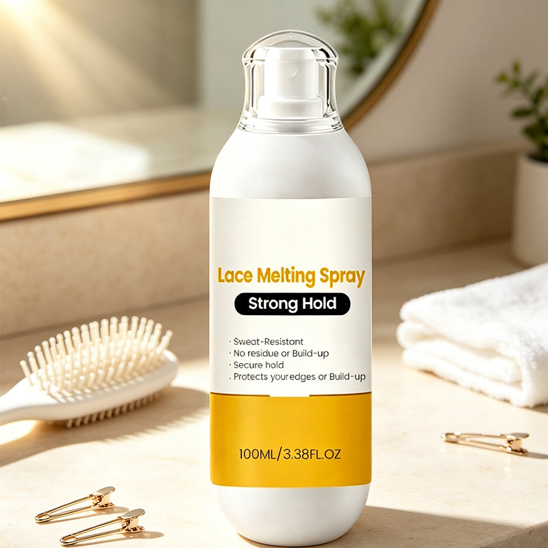 Spray fixateur pour dentelle à tenue forte