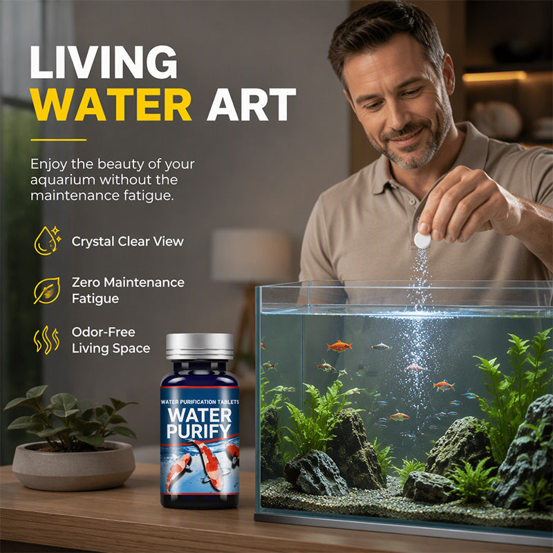 Pastilles professionnelles de purification d'eau pour aquarium