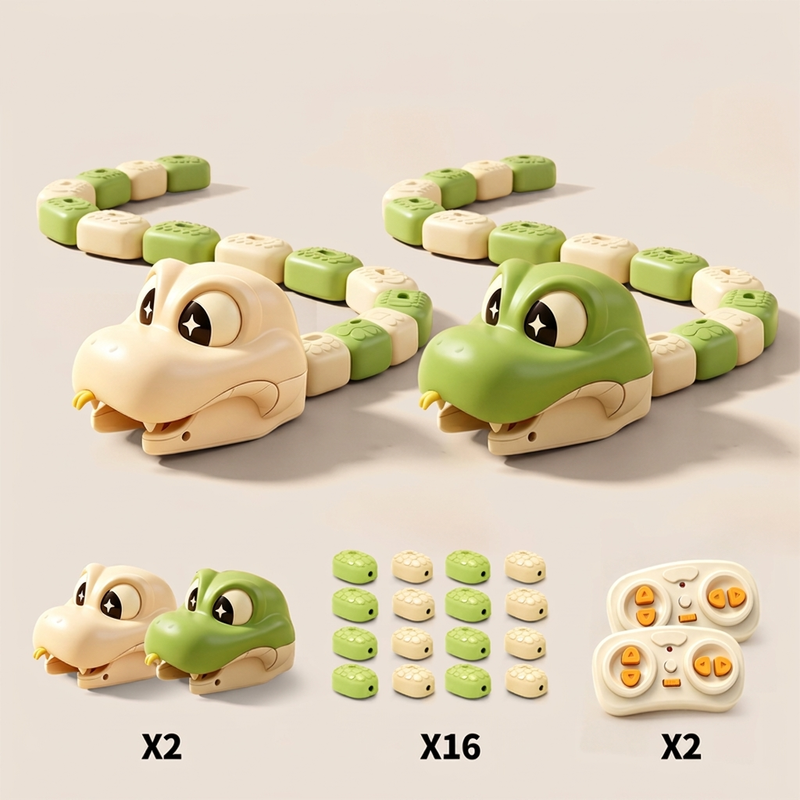 Serpent magnétique RC – Jeu de combat et queue segmentée