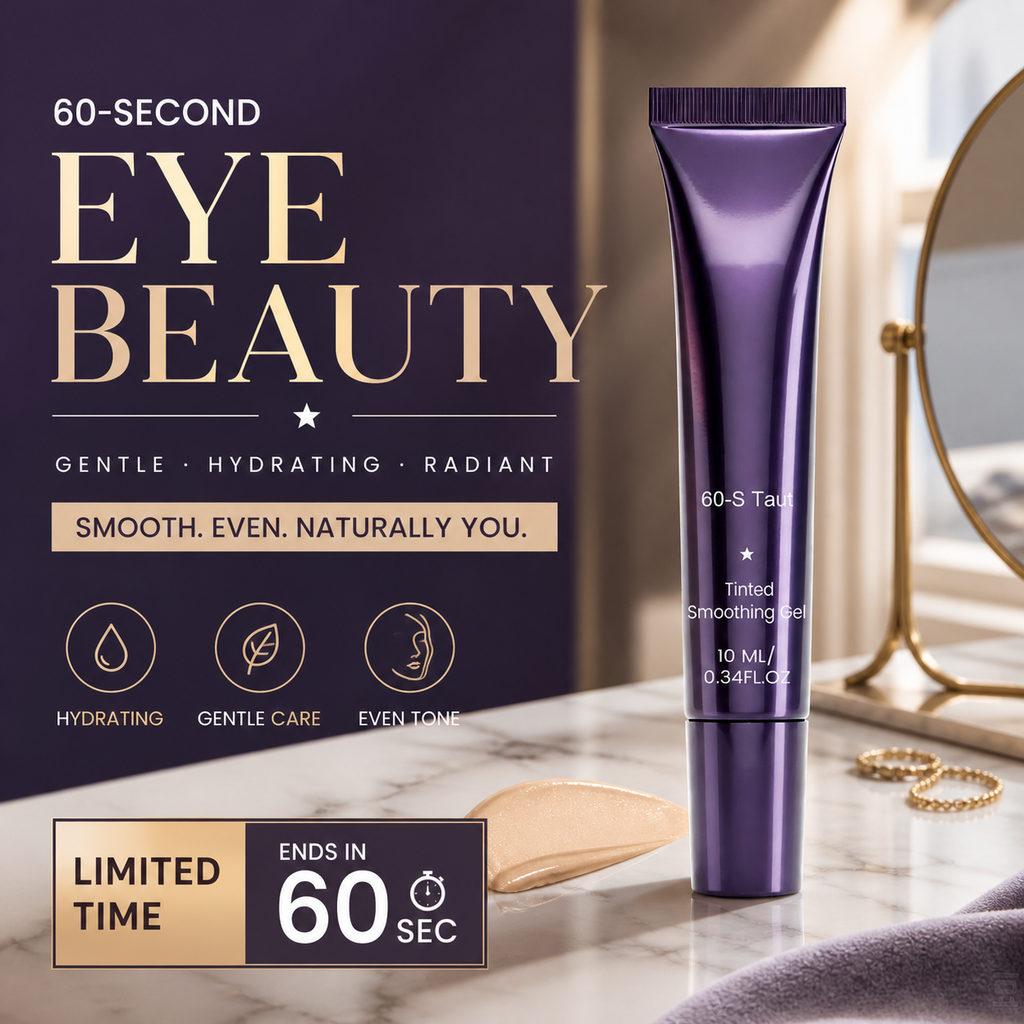Kit de maquillage des yeux « 60 secondes » – Gel contour des yeux teinté et raffermissant contre les poches et les cernes