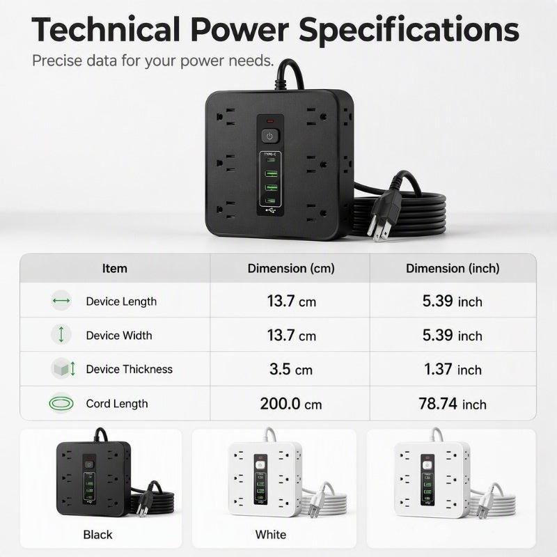 Multiprise 12 prises (110V)
